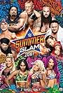 John Cena, Brock Lesnar, Joe Seanoa, Nattie Neidhart, Shinsuke Nakamura, Trinity Fatu, Yuvraj Dhesi, Joe Anoa'i, Adam Scherr, Lexi Kaufman, and Mercedes Varnado in WWE Summerslam (2017)