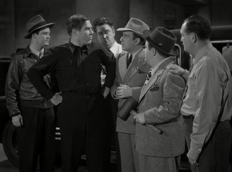 Bud Abbott, Tom Brown, Lou Costello, Ralph Dunn, Nat Pendleton, and Charles Sullivan in Buck Privates Come Home (1947)