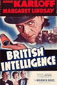 Boris Karloff, Bruce Lester, Margaret Lindsay, and Leonard Mudie in British Intelligence (1939)