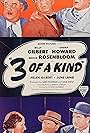 Billy Gilbert, Shemp Howard, and Maxie Rosenbloom in Three of a Kind (1944)