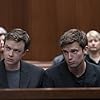 Patrick Schwarzenegger and Dane DeHaan in The Staircase (2022)