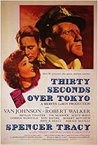 Spencer Tracy, Van Johnson, and Phyllis Thaxter in Thirty Seconds Over Tokyo (1944)