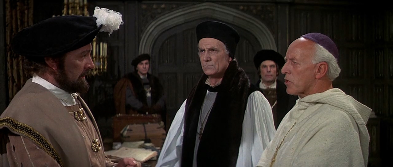 Richard Burton, John Colicos, Cyril Luckham, Joseph O'Conor, and William Squire in Anne of the Thousand Days (1969)