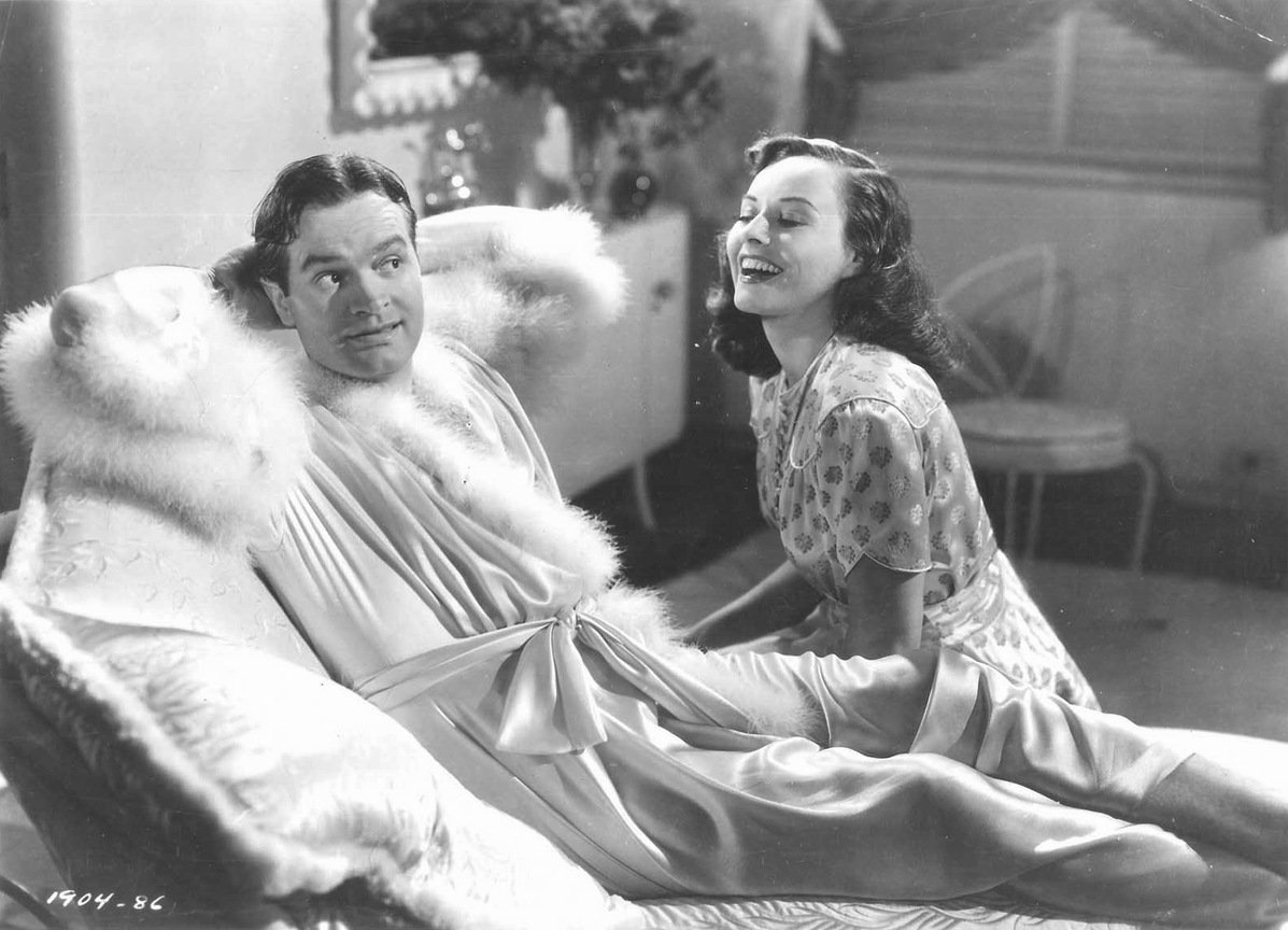 Bob Hope and Paulette Goddard in Nothing But the Truth (1941)