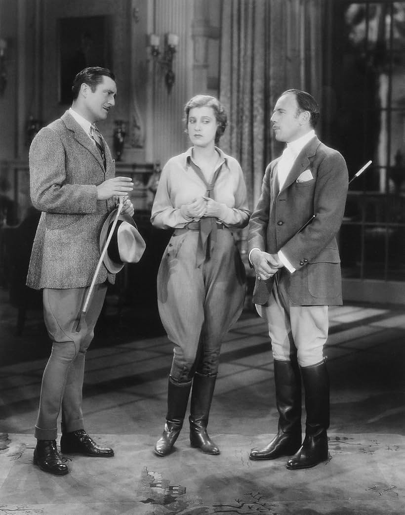 Edmund Lowe, Jeanette MacDonald, and Roland Young in Don't Bet on Women (1931)