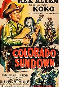 Rex Allen, Mary Ellen Kay, and Koko in Colorado Sundown (1952)