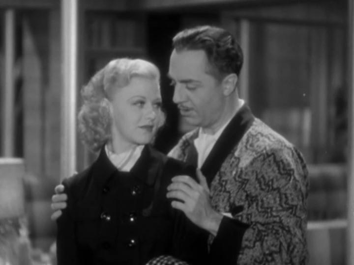 William Powell and Ginger Rogers in Star of Midnight (1935)