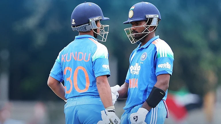 India U19 take on Sri Lanka U19 in the 1st semi-final - Photo: ACCMedia1