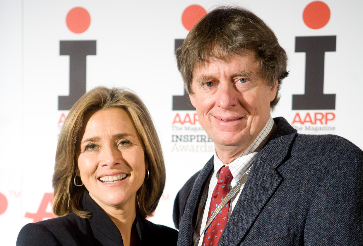 Meredith Vieira and Richard Cohen