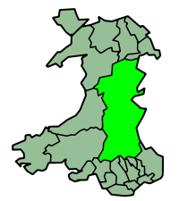 Mappa Powys