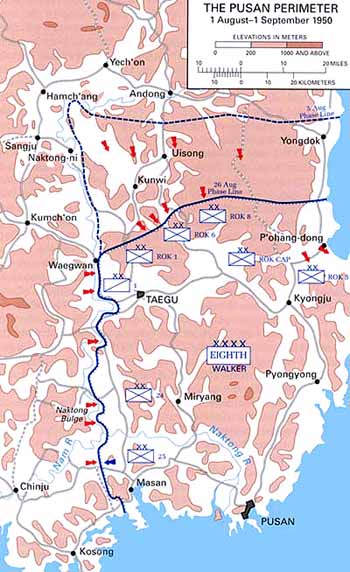 A map of a perimeter on the southeastern tip of a land mass.