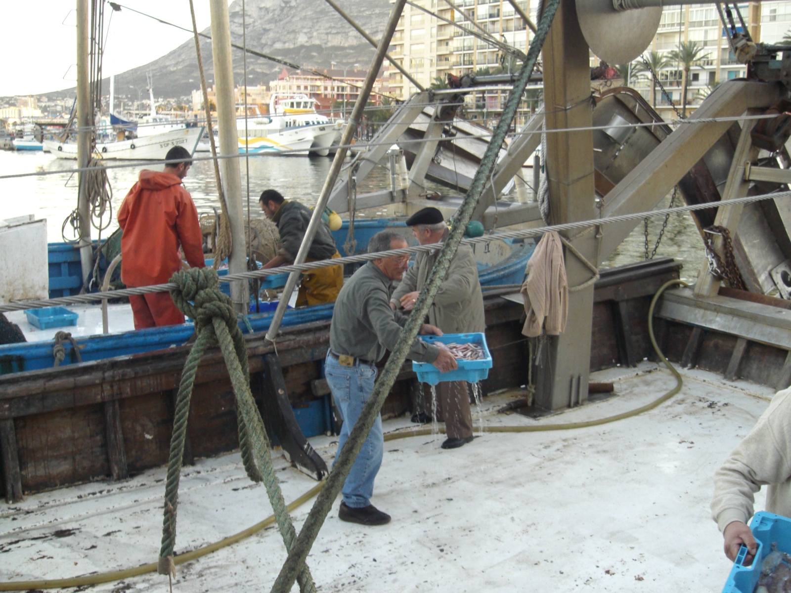 Pescadors al port de Dénia