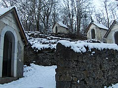 Calvaire sous la neige.