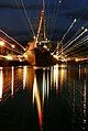 18 - Holiday lights shine from USS Russell (DDG-59)