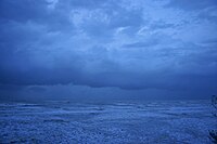 Monsoonal squall in Darwin