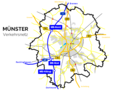 明斯特的高速公路及Bundesstraße（英语：Bundesstraße）