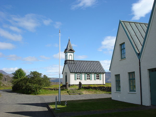 Kirche in Þingvellir