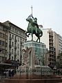 Gaucho-Statue von José Luis Zorrilla de San Martin in der Avenida 18 de Julio