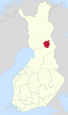 Lage von Posio in Finnland