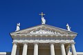 Cattedrale di Vilnius, dedicata ai santi Stanislao e Ladislao. Si crede che fu l'aura attorno al sovrano magiaro a ispirare il granduca lituano Jogaila a scegliere come nome di battesimo Ladislao quando acquisì la Corona di Polonia nel 1386