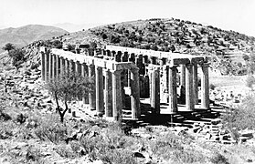 Le temple en 1972, vu du nord.