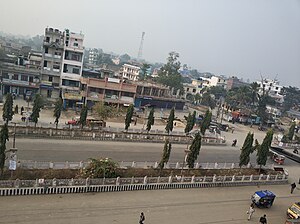 पूर्व पश्चिम राजमार्गसँगै रहेको लहान नगर