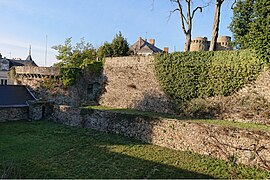 Le bastion et la fausse-braie à l'est.