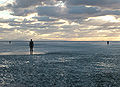 Antony Gormley, Another Place, 1997, Crosby Beach, Merseyside, Englanti.