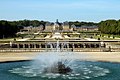 Fontaine et château de Vaux-le-Vicomte.