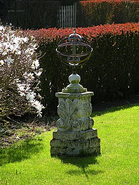 Garden sundial in Staphorst, Overijssel