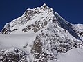 Silvrettahorn von Osten, von der Grünen Kuppe