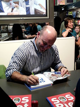 op de boekenbeurs van Antwerpen