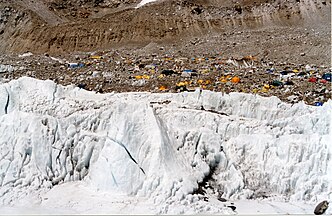 Everest Basecamp (Nepal) from Khumbu Icefall