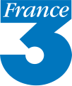 Ancien logo de France 3 du 7 septembre 1992 au 6 janvier 2002