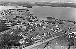 Flygfoto över Hammerdal under 1930-talet.