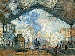 Claude Monet, Nádraží Saint Lazare, 1877