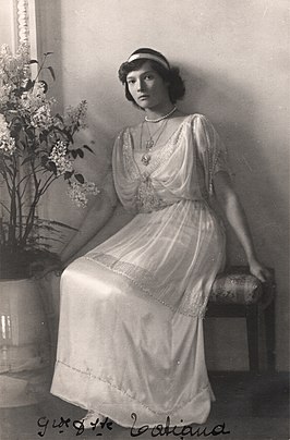 Grootvorstin Tatjana Nikolajevna, 1914