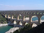 A Pont du Gard Dél-Franciaországban