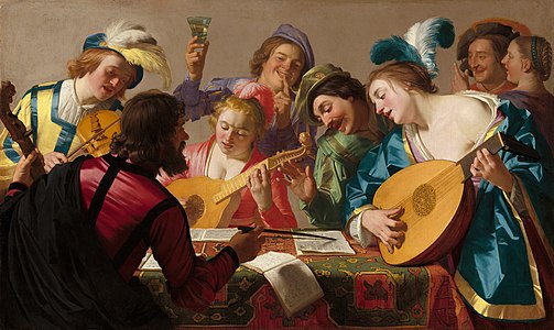 Le Concert, 1623, Washington, National Gallery of Art.