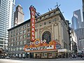 Image 43The Chicago Theatre. Designed by the firm Rapp and Rapp, it was the flagship theater for Balaban and Katz group. Photo credit: Daniel Schwen (from Portal:Illinois/Selected picture)