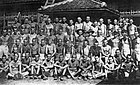 Malnourished Australian POWs forced to work at the Aso mining company, August 1945