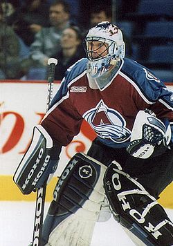 Patrick Roy 1999-ben a Colorado Avalanche színeiben