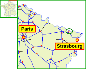 Carte de la route.