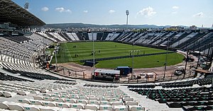 Innenraum des Stadion PAOK im März 2022