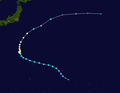 Typhoon Soulik track map