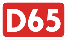 Diaľnica D65.svg