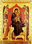 Madonna na Malaika, Duccio, 1282