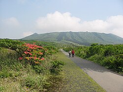 伊豆大島的三原山