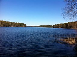 Kullasjön i Raseborg, Finland.