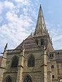 La cathédrale Saint-Lazare d'Autun : le clocher et le bas du transept sud